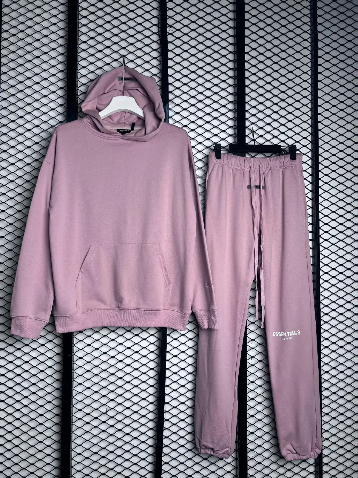 Fear of God / Essentials Fear of God Essentials Pink Hoodie