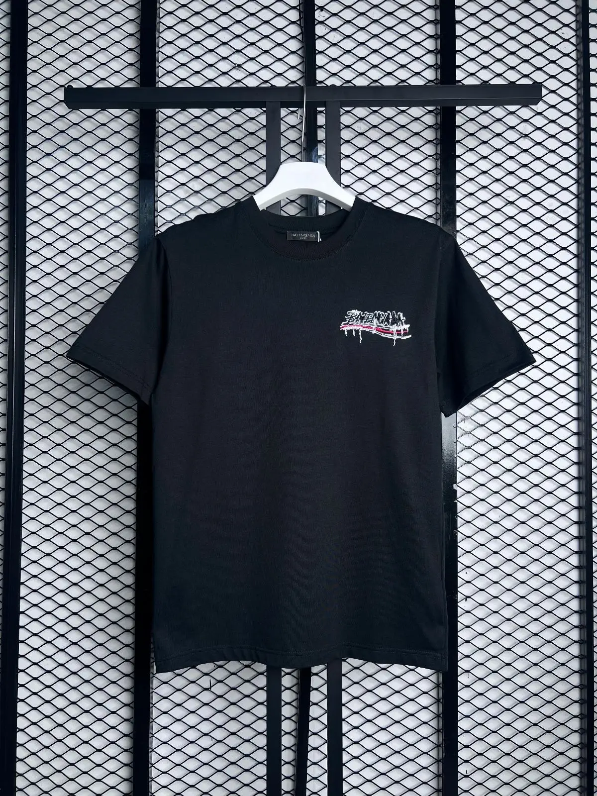 Balenciaga White Graphic Logo T-Shirt