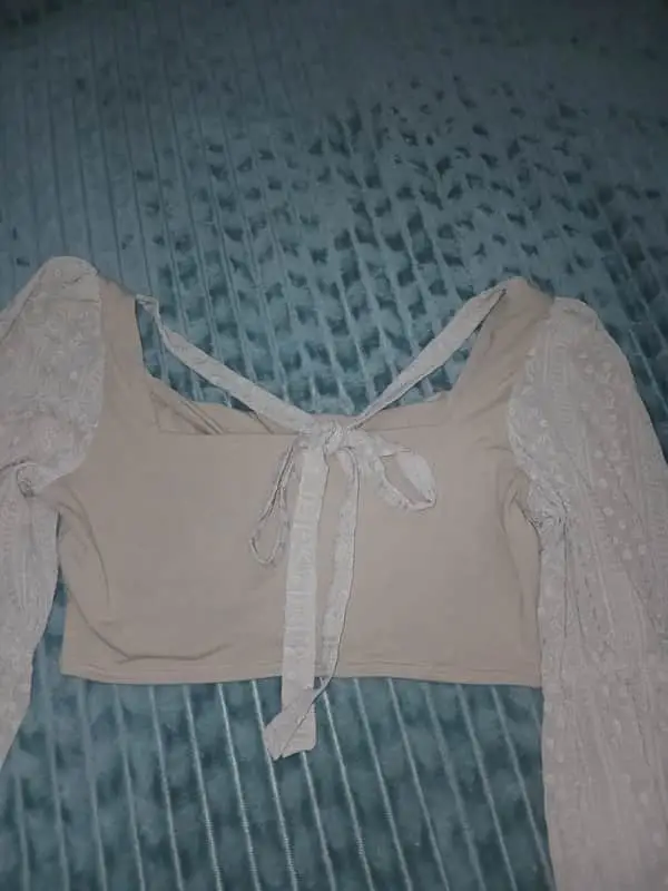 & Other Stories Flowy cream top