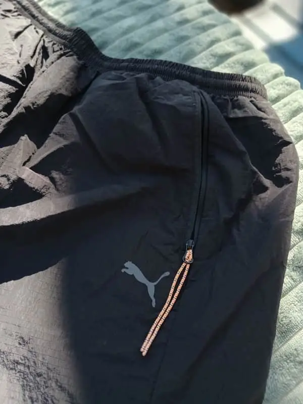 Black Puma track suit pants