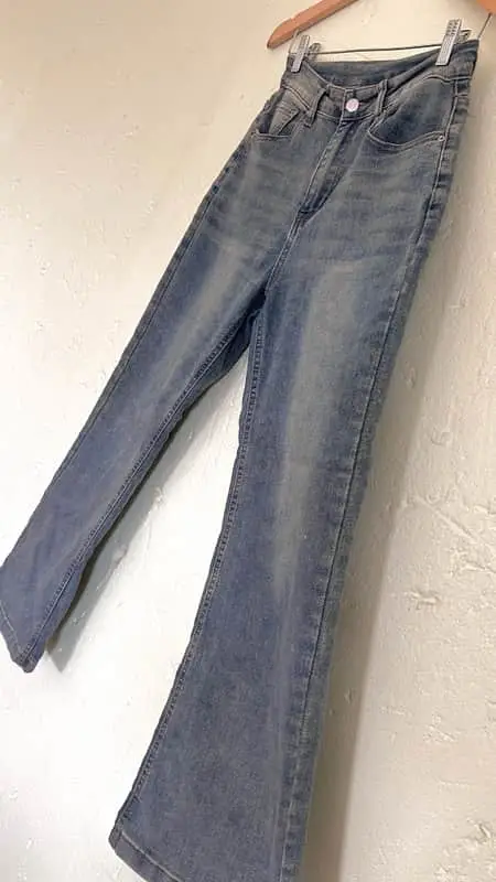 Shein Vintage Wide Leg High Waist Jeans