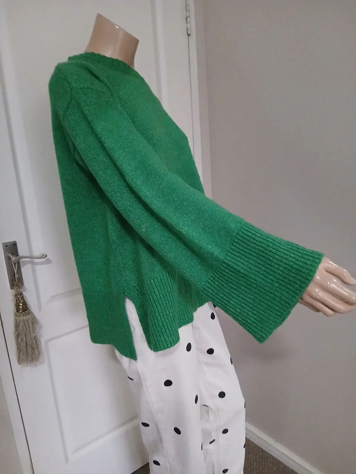 Desray Green Knit Sweater