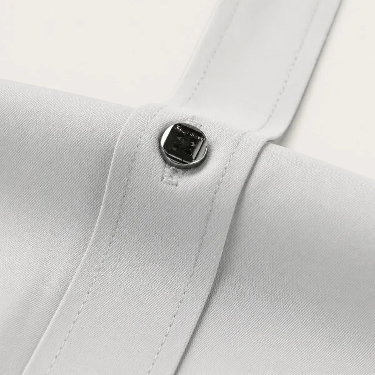 Grey Long Sleeve Collared Shirt