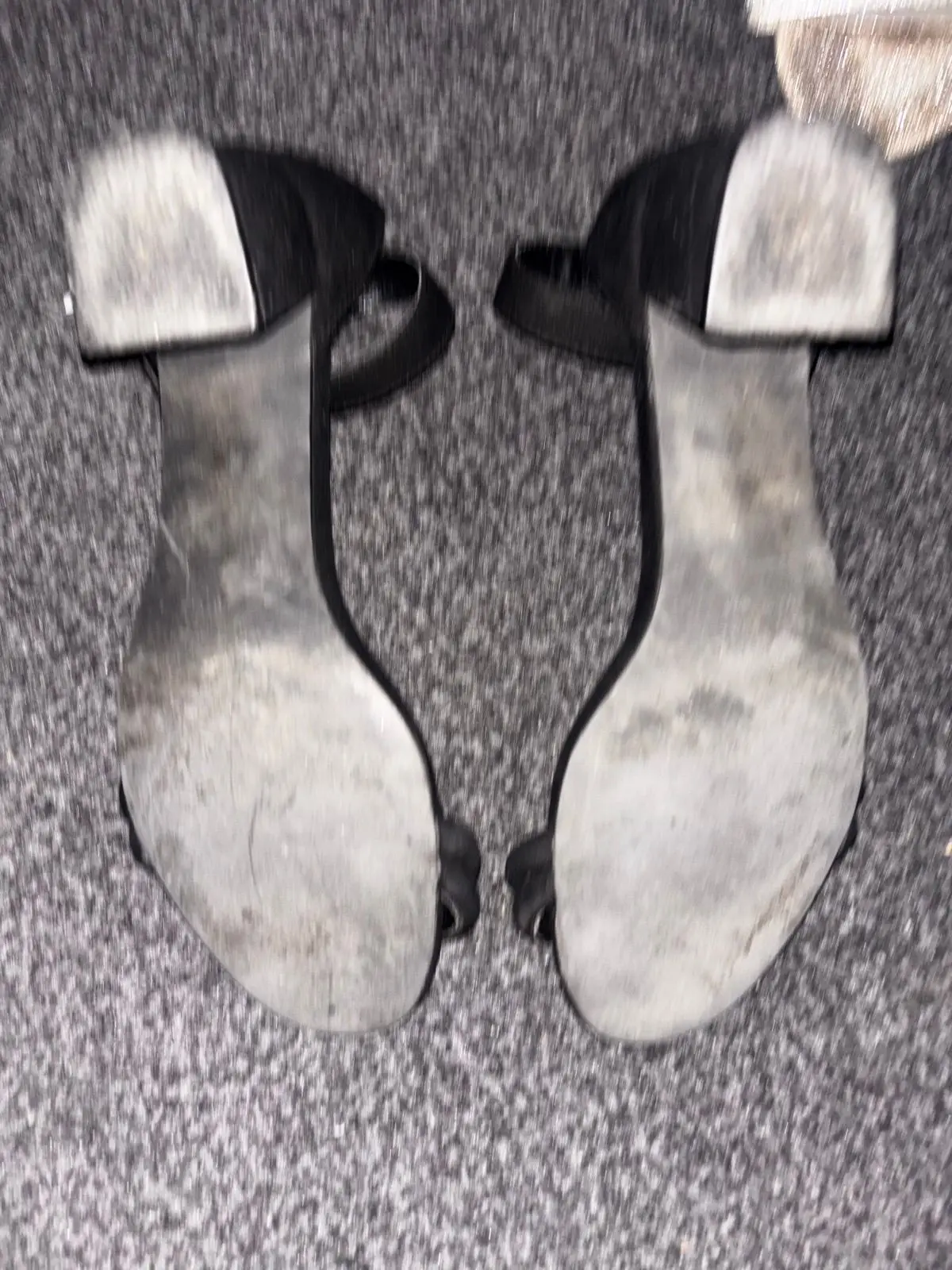 Woolworths Black Block Heel Sandals Size 7