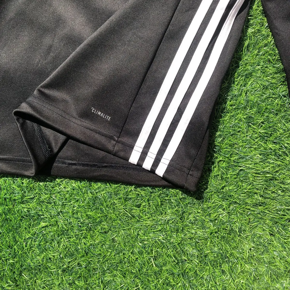 Adidas Black and White Climalite Quarter-Zip Top