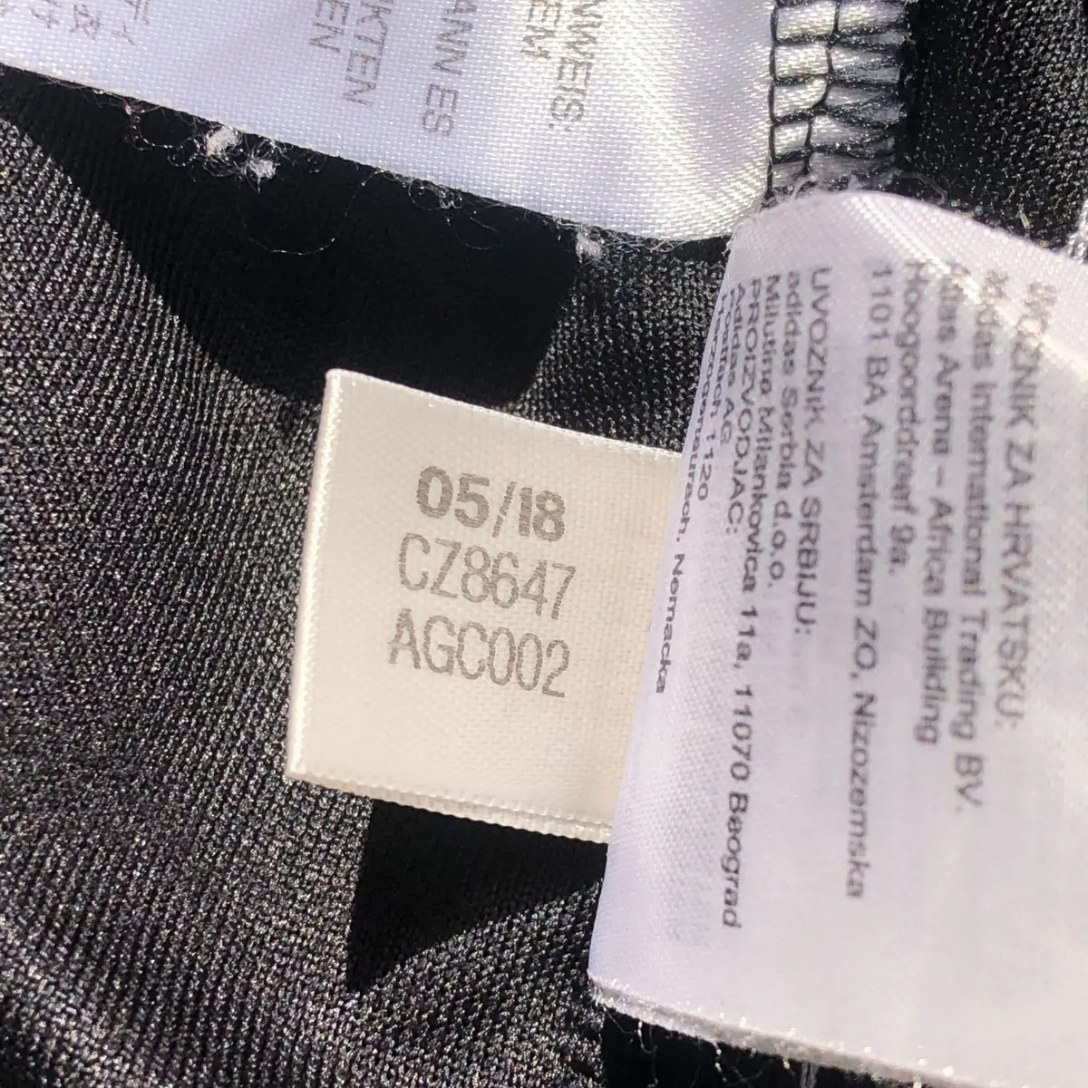 Adidas Black and White Climalite Quarter-Zip Top