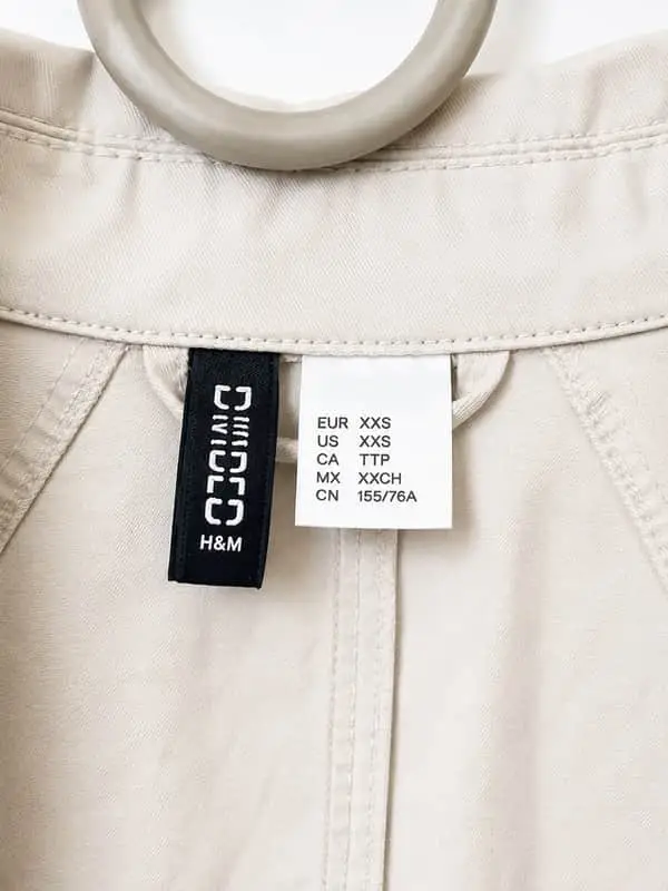 Pre loved H&M short trench coat