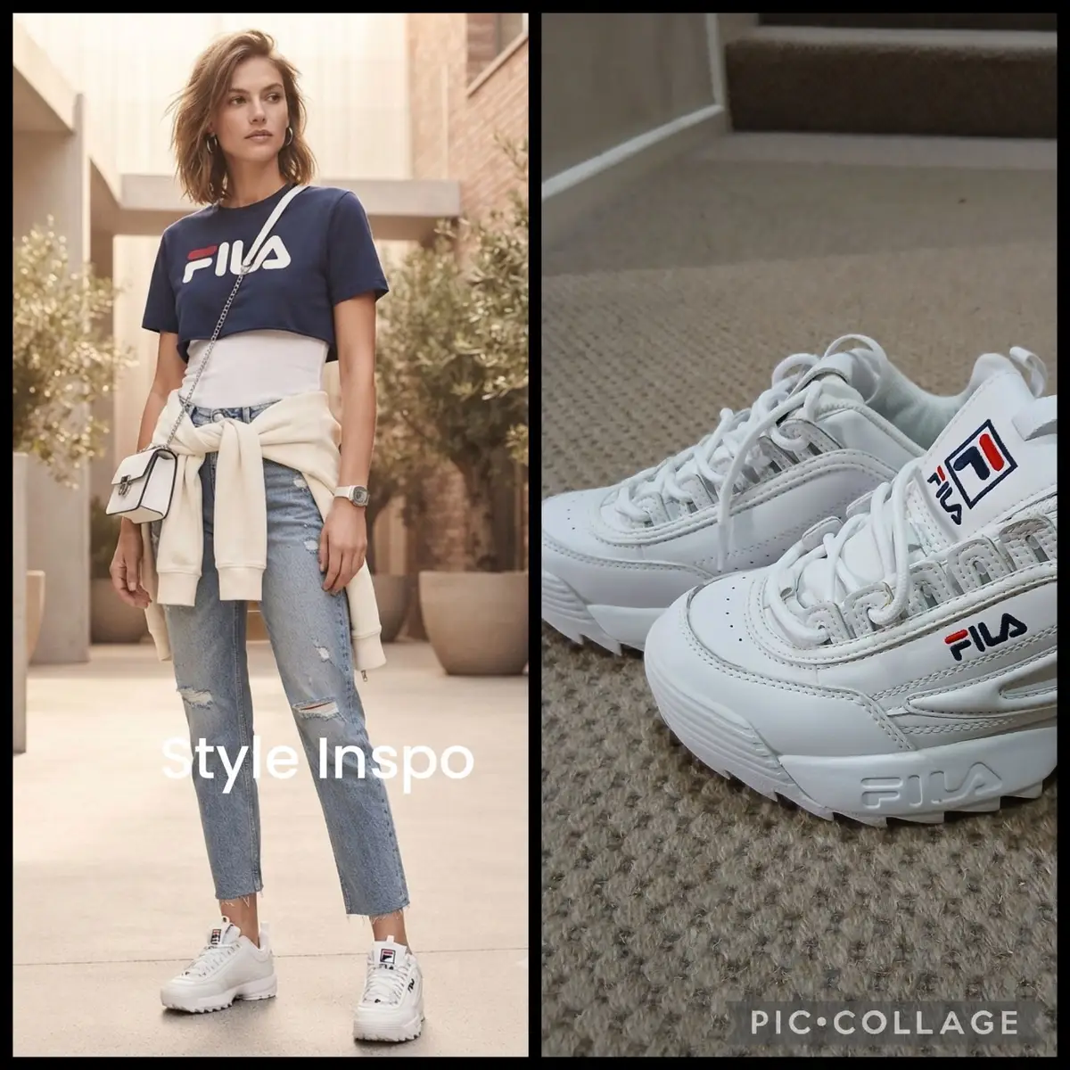 Fila Disruptor White Sneakers