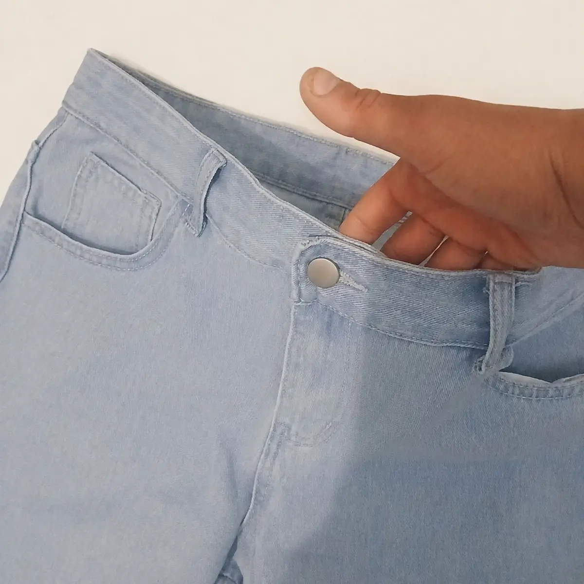 Light Blue Wash Denim Jeans