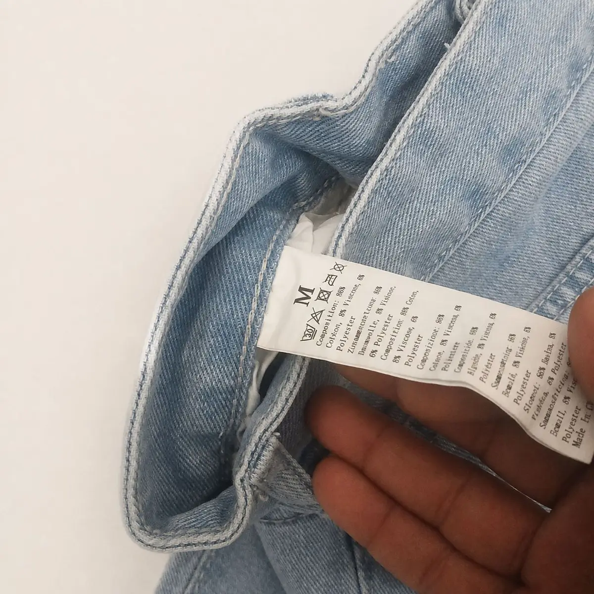 Light Blue Wash Denim Jeans