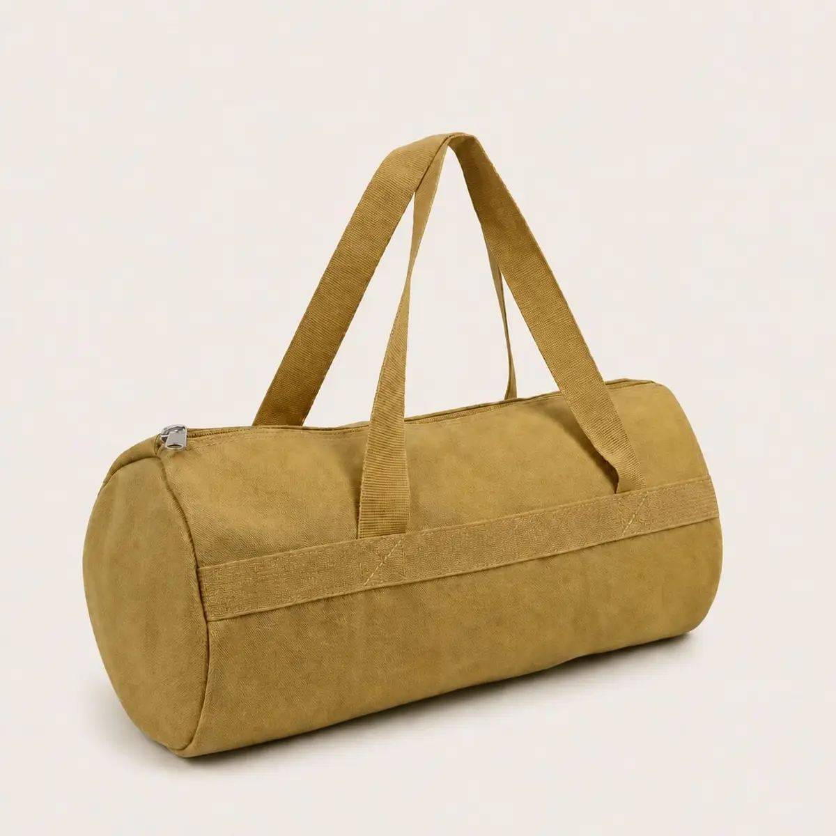 Tan Canvas Duffel Bag