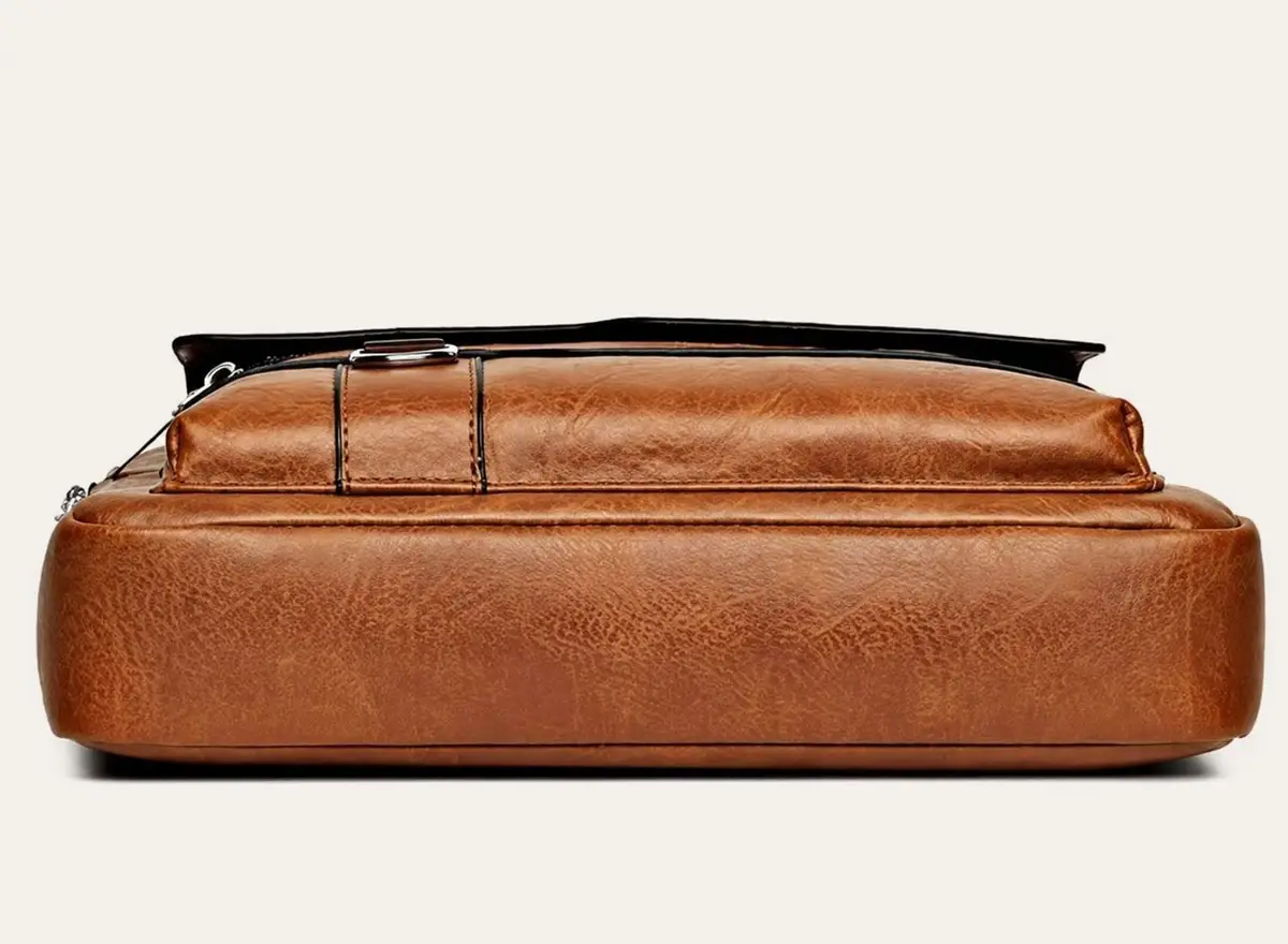 CarlKimu Brown Messenger Bag