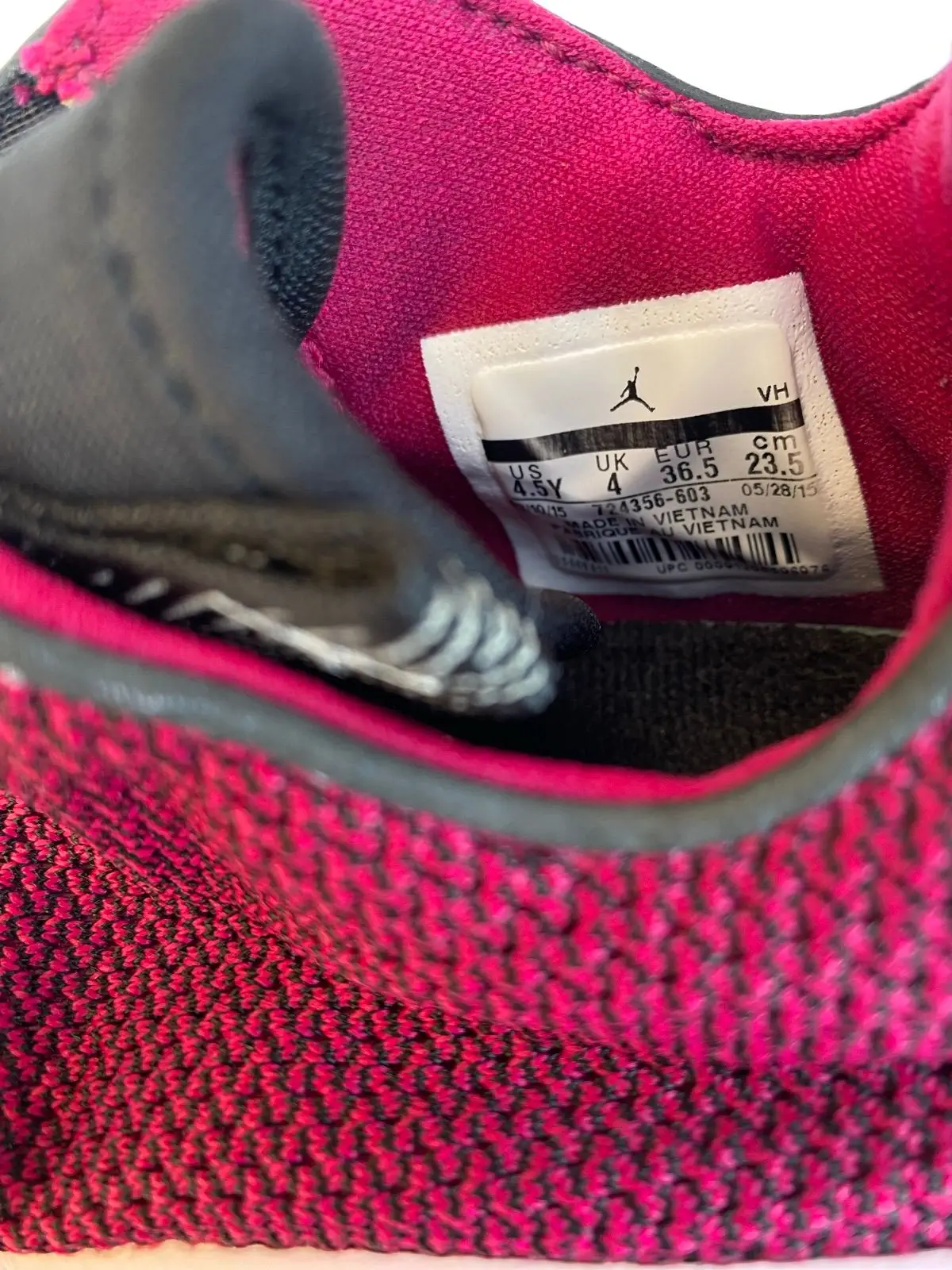Air Jordan Pink Mesh Sneakers