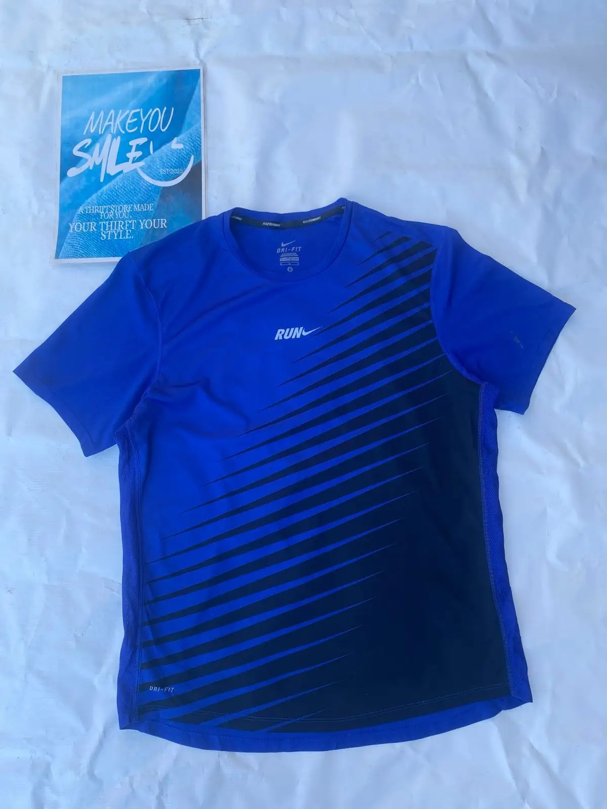 Nike Dri-FIT Running T-Shirt Blue