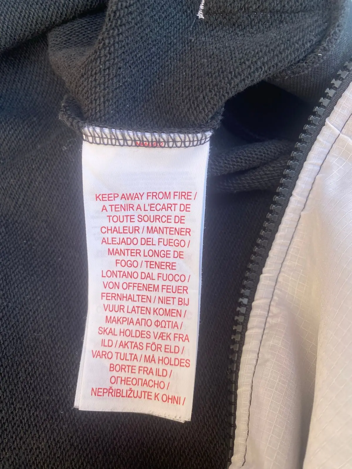 Nike Air Black Zip Hoodie with Contrast Pocket