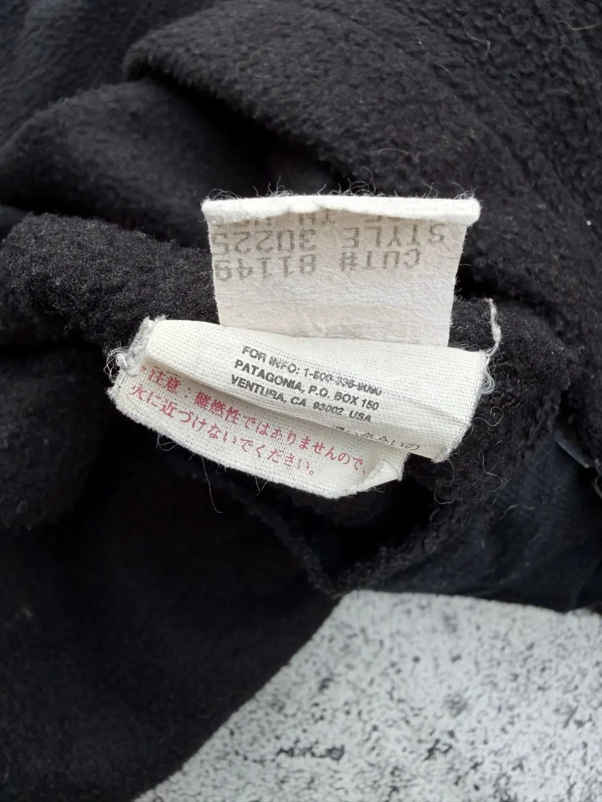 Patagonia Black Fleece Zip Jacket