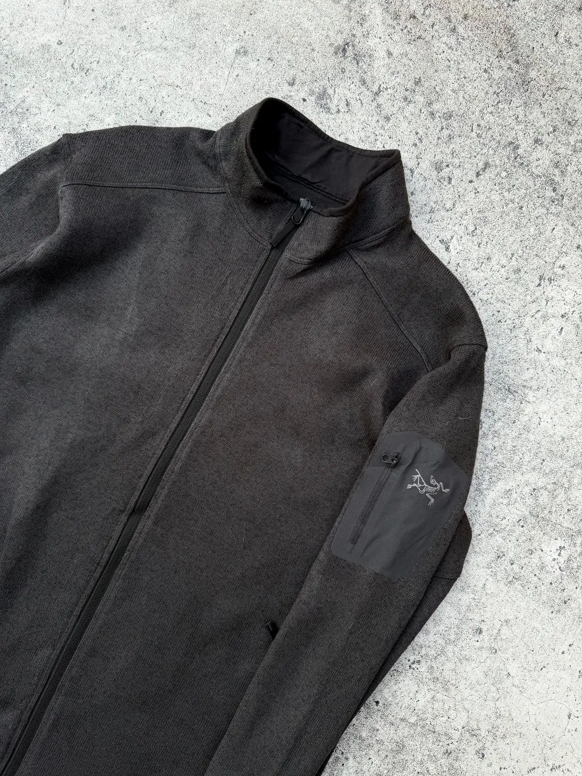Arc'teryx Full Zip Fleece Jacket Charcoal