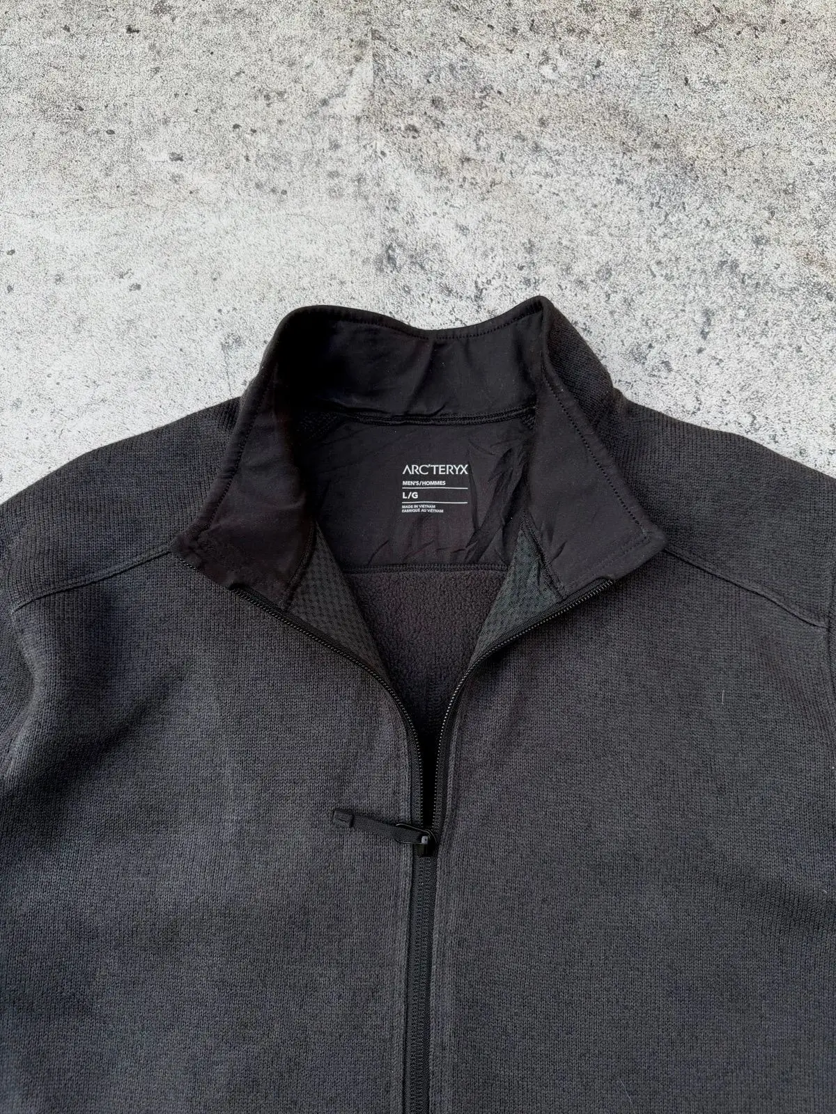 Arc'teryx Full Zip Fleece Jacket Charcoal