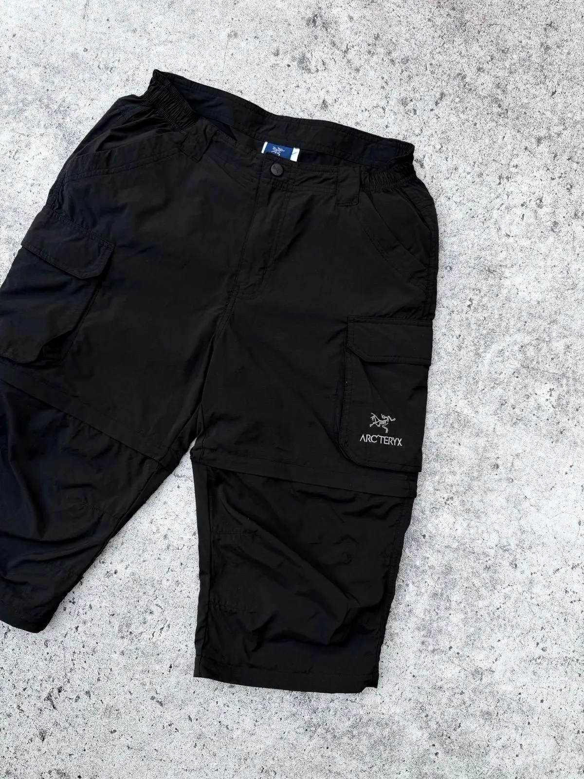 Arc'teryx Black Convertible Cargo Pants