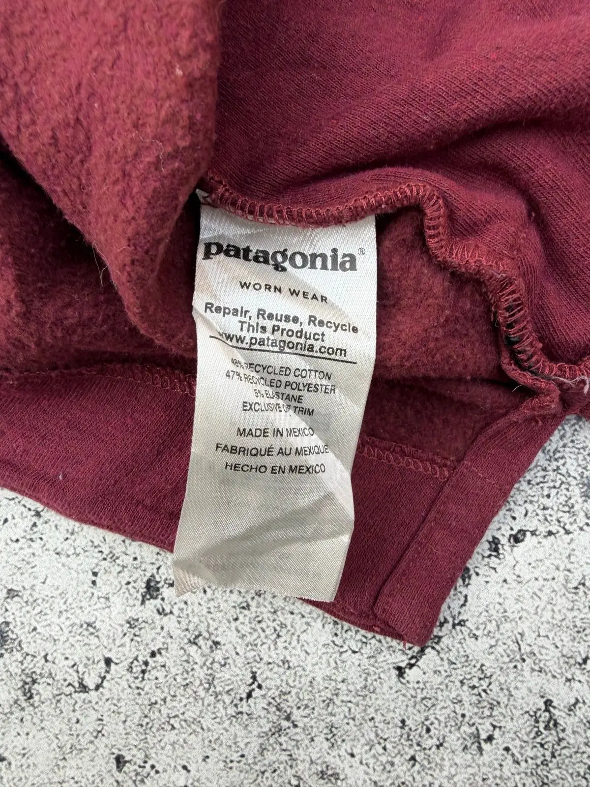 Patagonia Bear Graphic Maroon Hoodie