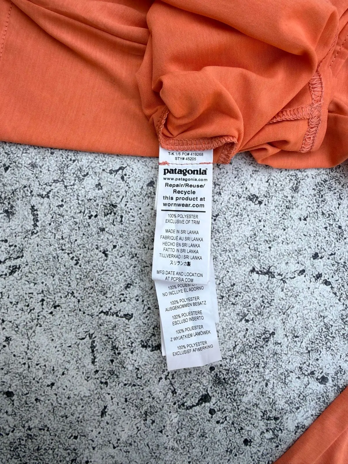 Patagonia Wave Graphic T-Shirt Peach