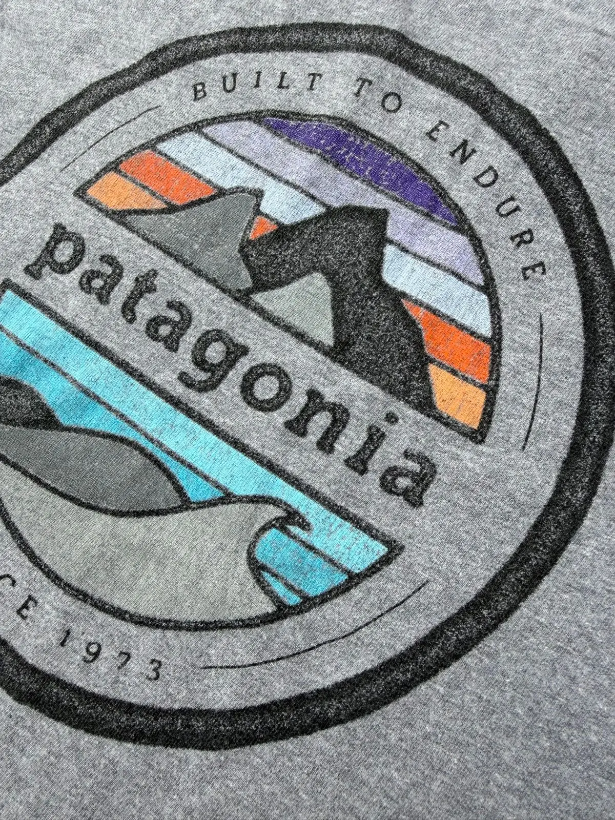 Patagonia Built To Endure Graphic T-Shirt Grey