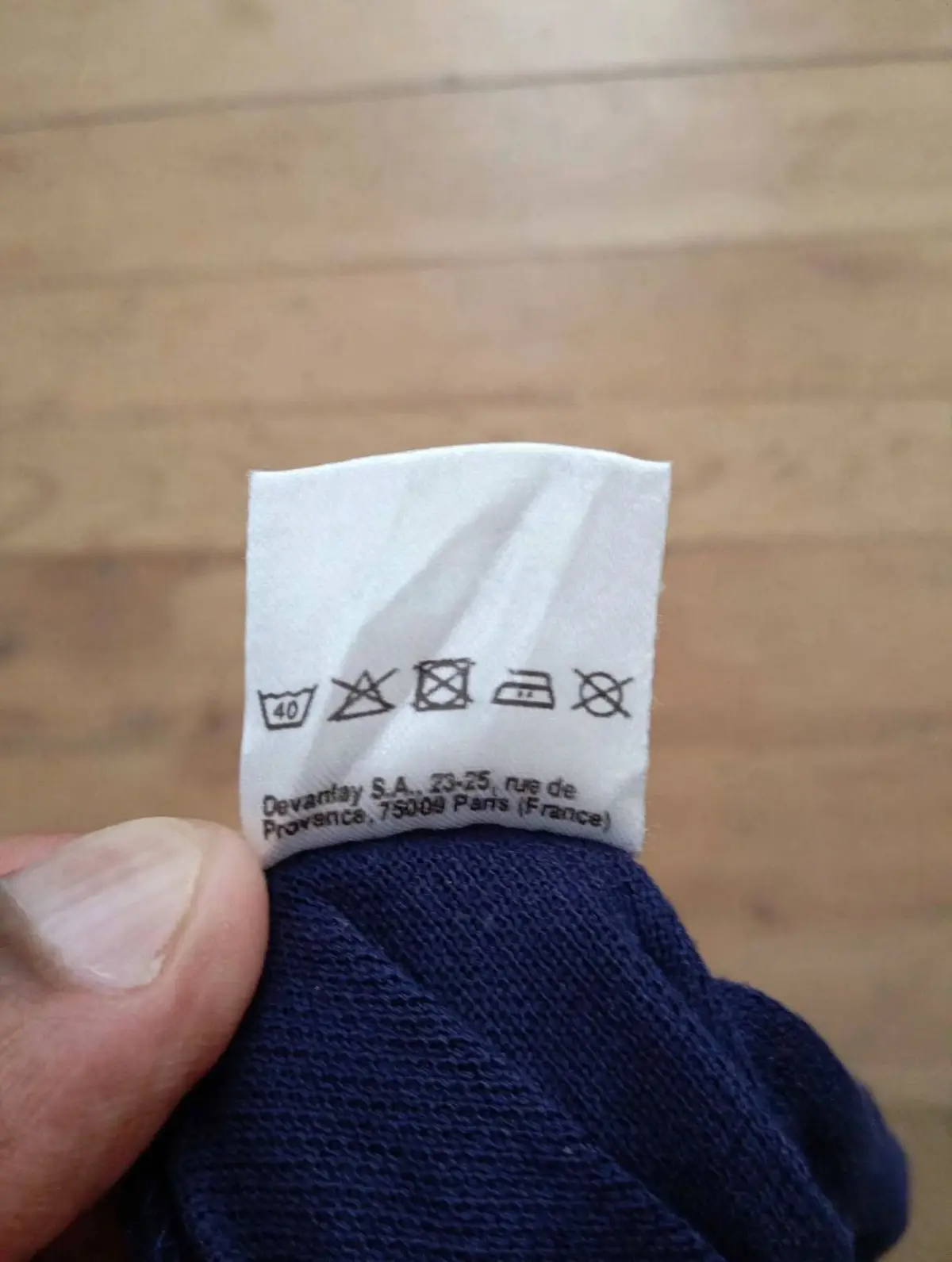 Lacoste Navy Blue Polo Shirt