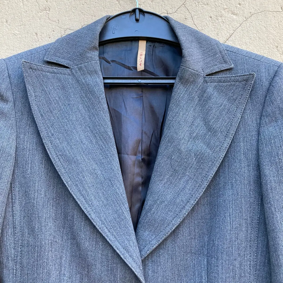 Alysi Grey Structured Blazer