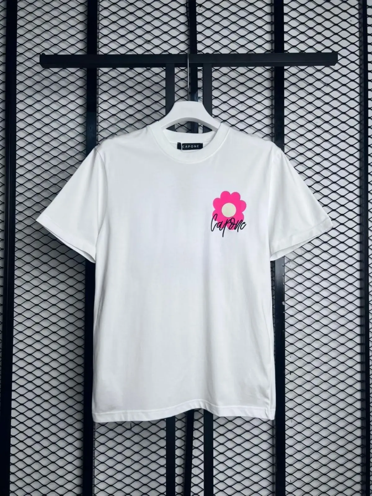 Capone White Graphic T-Shirt