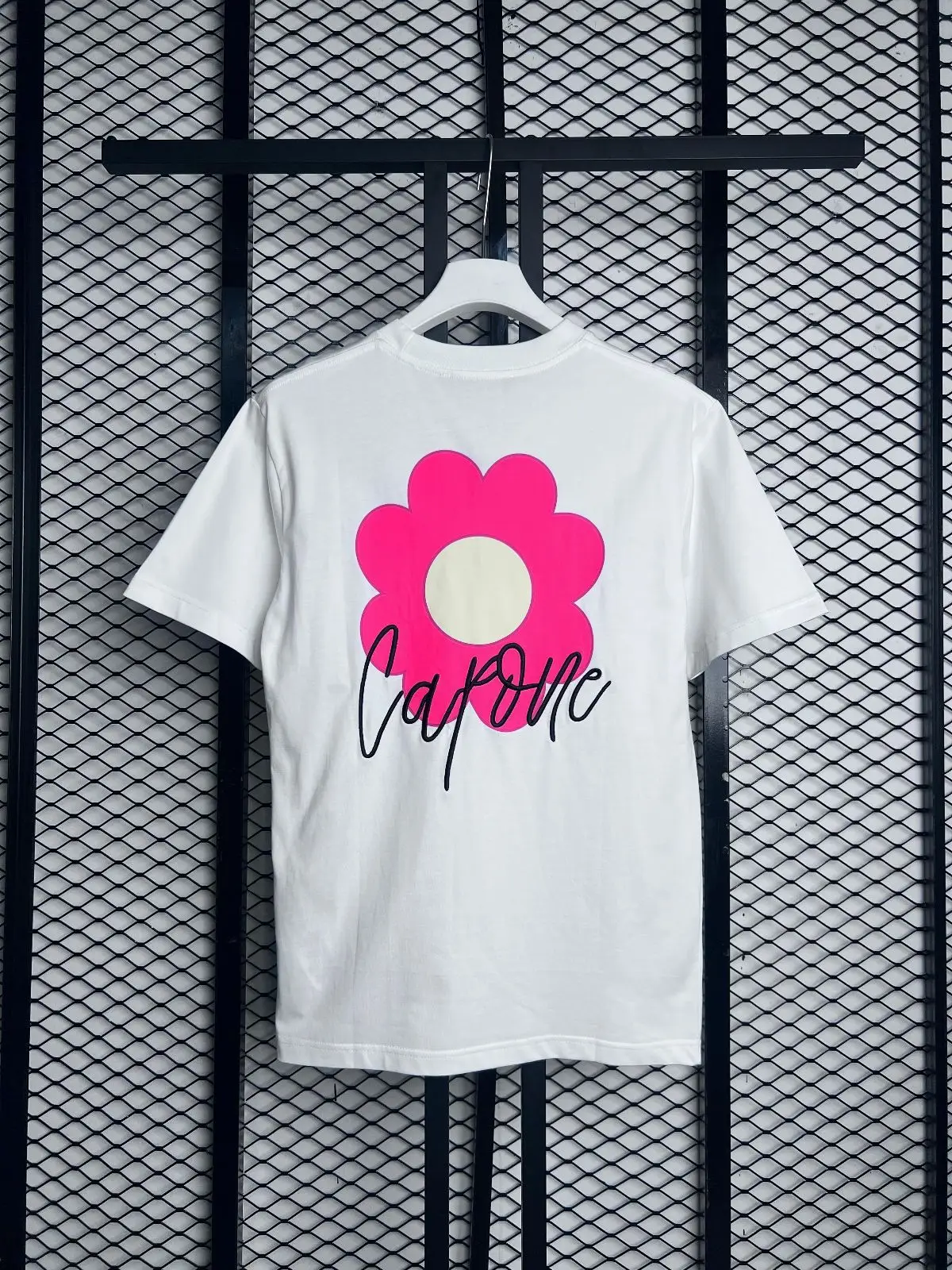 Capone White Graphic T-Shirt
