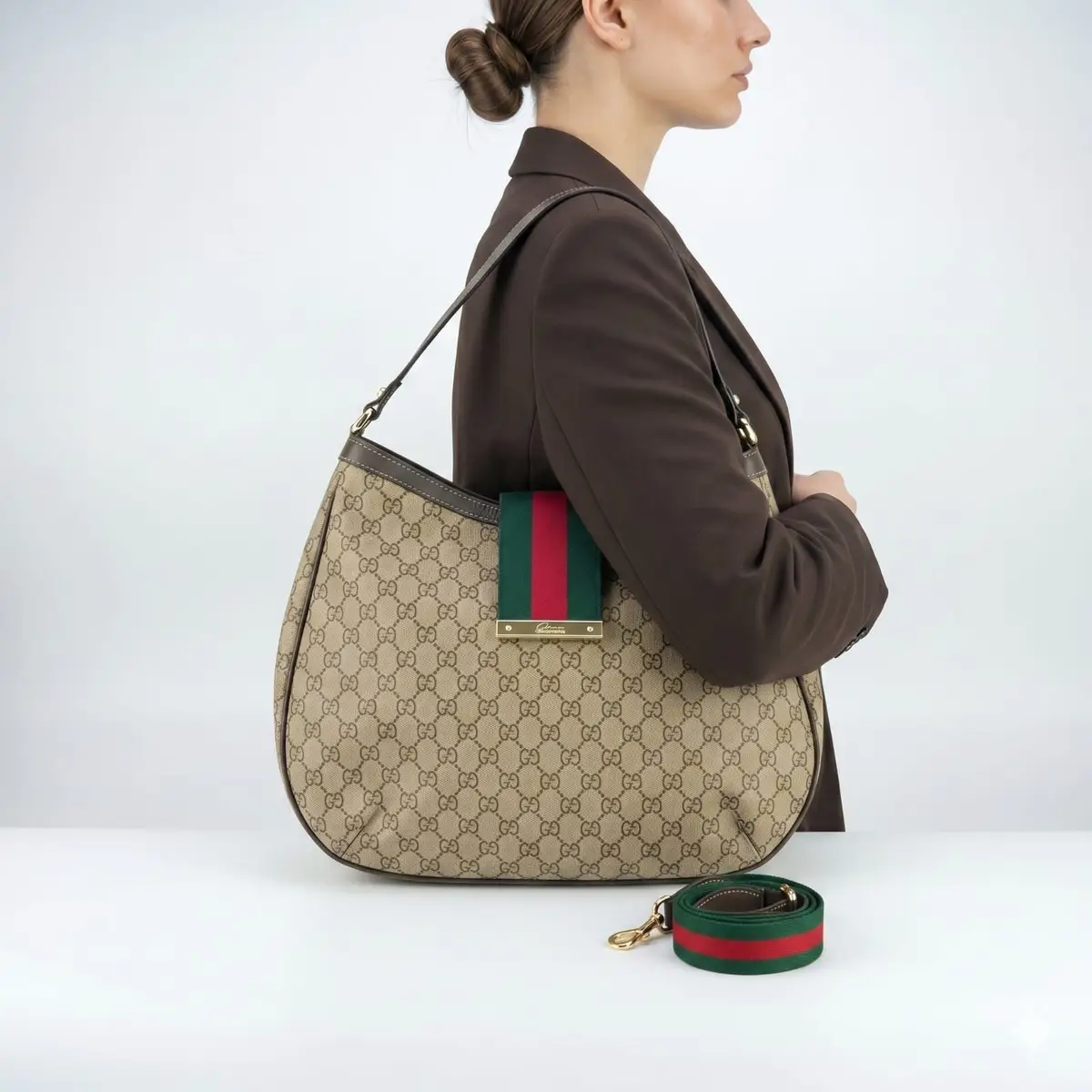 Gucci Monogram Shoulder Bag