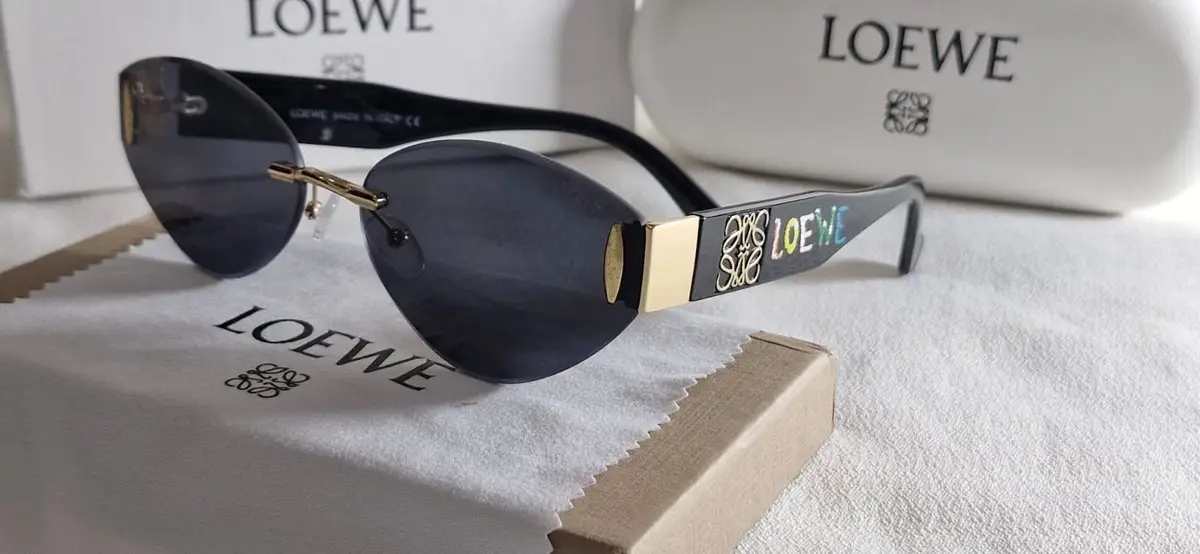 Loewe Rimless Sunglasses with Case
