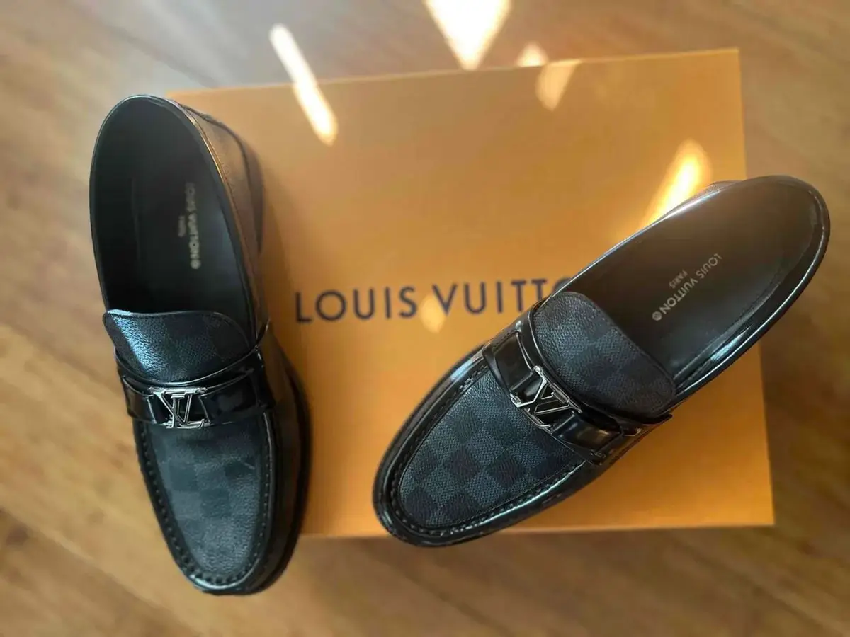 Louis Vuitton Damier Graphite Loafers