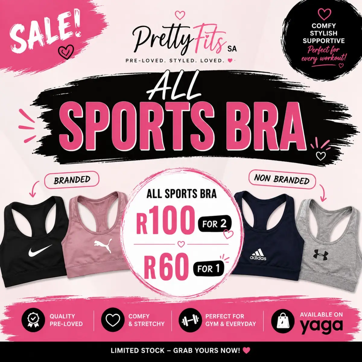 Nike Black Sports Bra