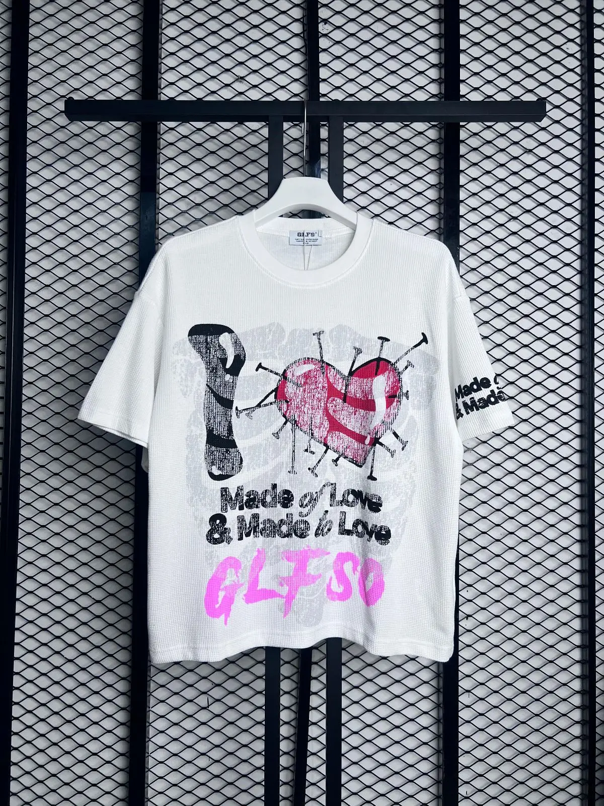 GLFS Graphic Print Waffle Knit T-Shirt