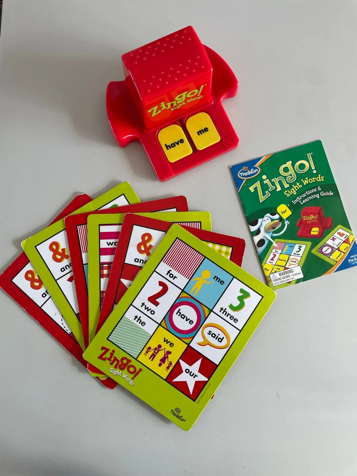 ThinkFun Zingo Sight Words Learning Game