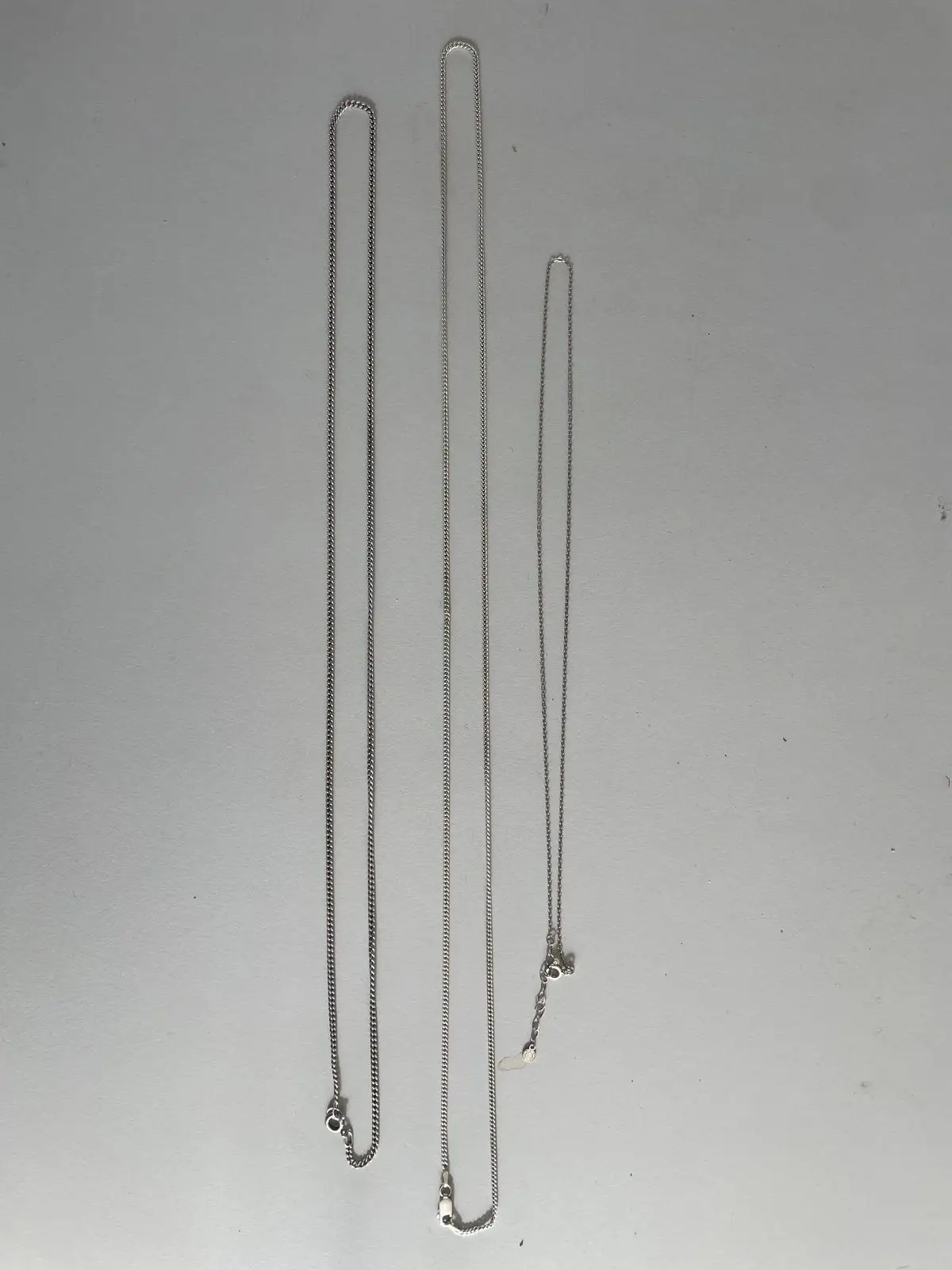 Silver-Toned Chain Necklace