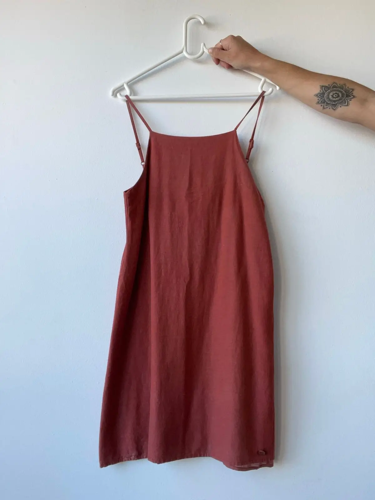 Refinery Terracotta Slip Dress