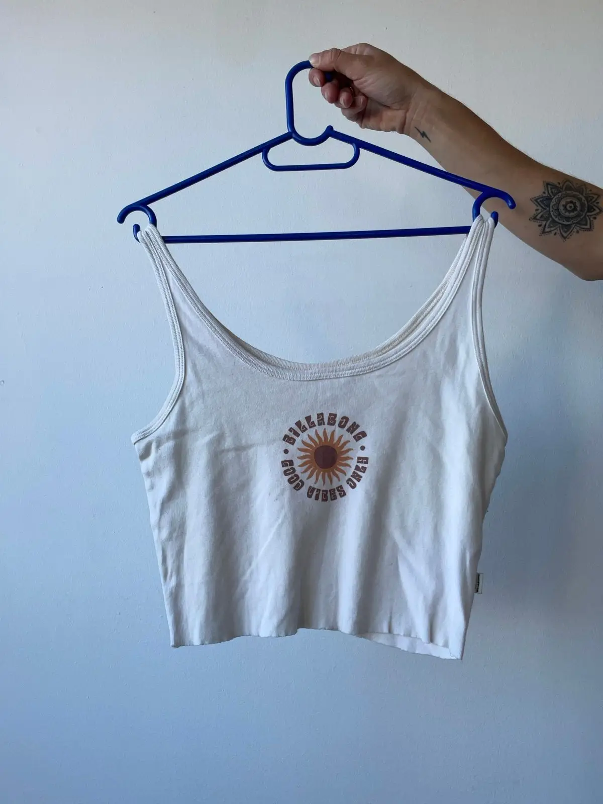 Billabong Good Vibes Only Crop Tank Top