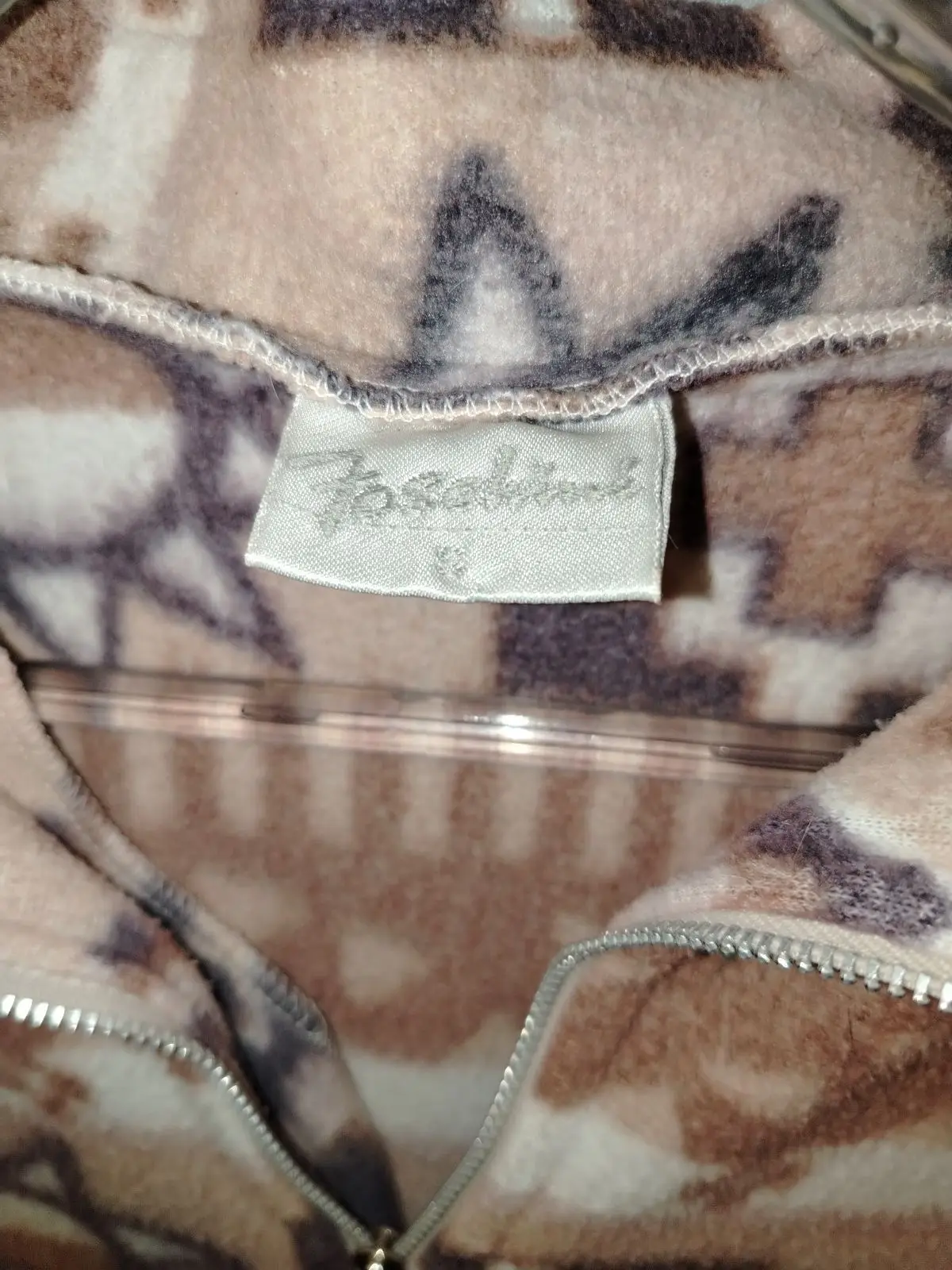 Foschini Patterned Fleece Quarter-Zip Pullover