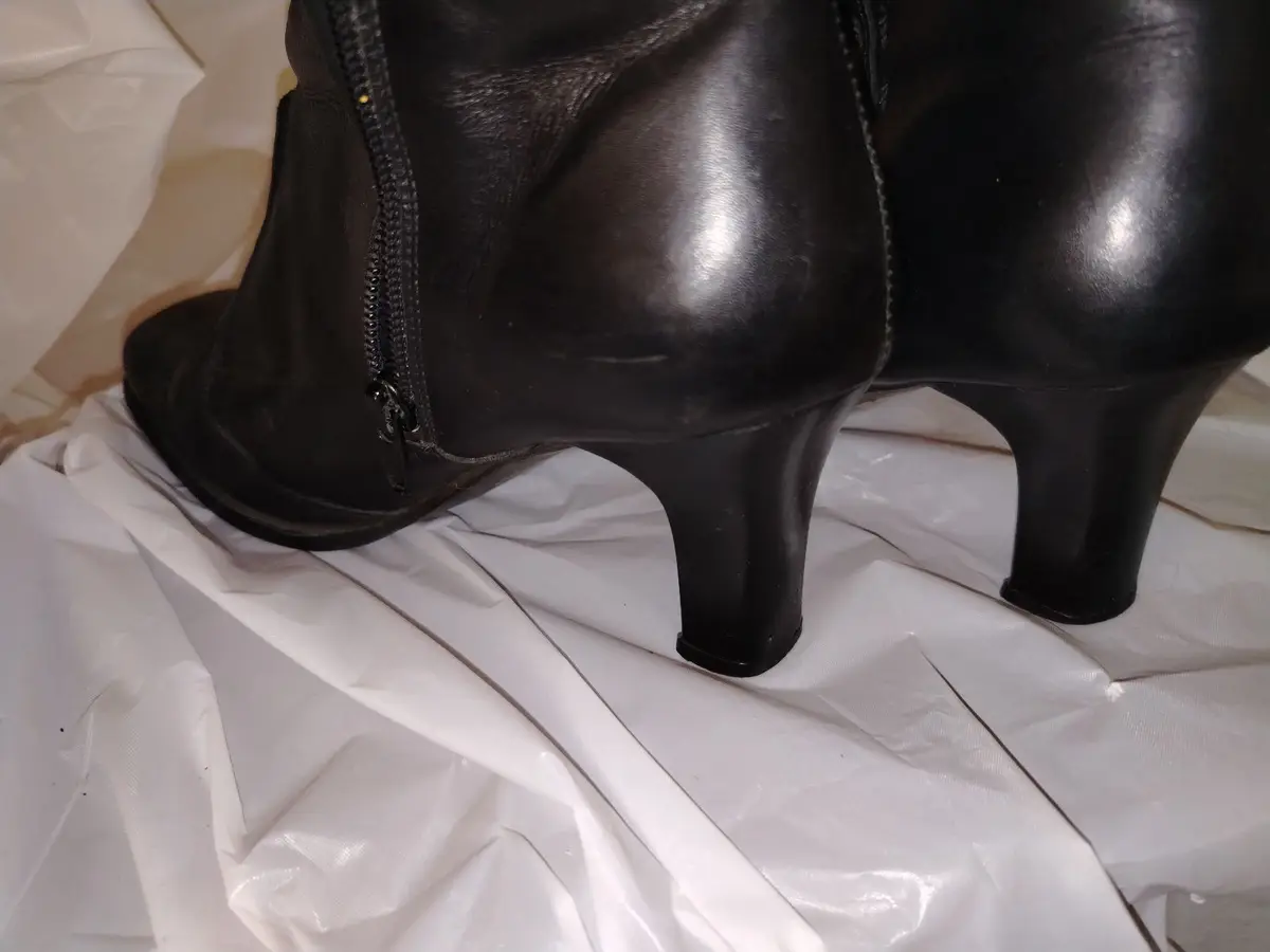 Woolworths Black Leather Ankle Boots