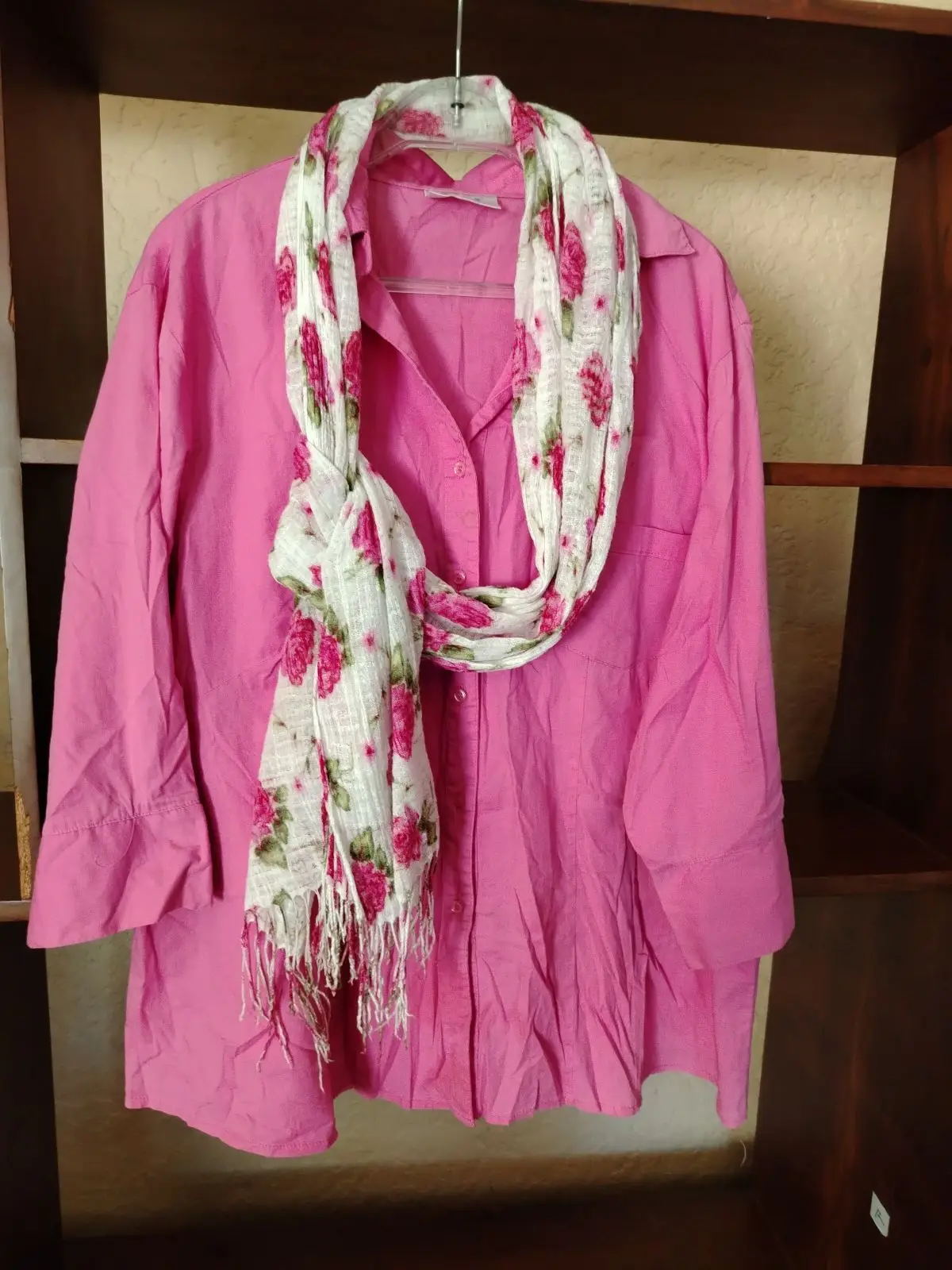 Jet Bright Pink Blouse Size 24