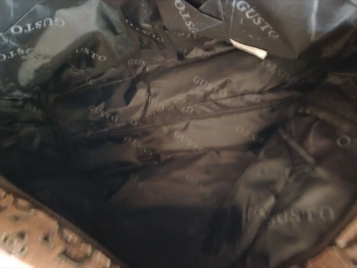 Guess Brown Monogram Handbag