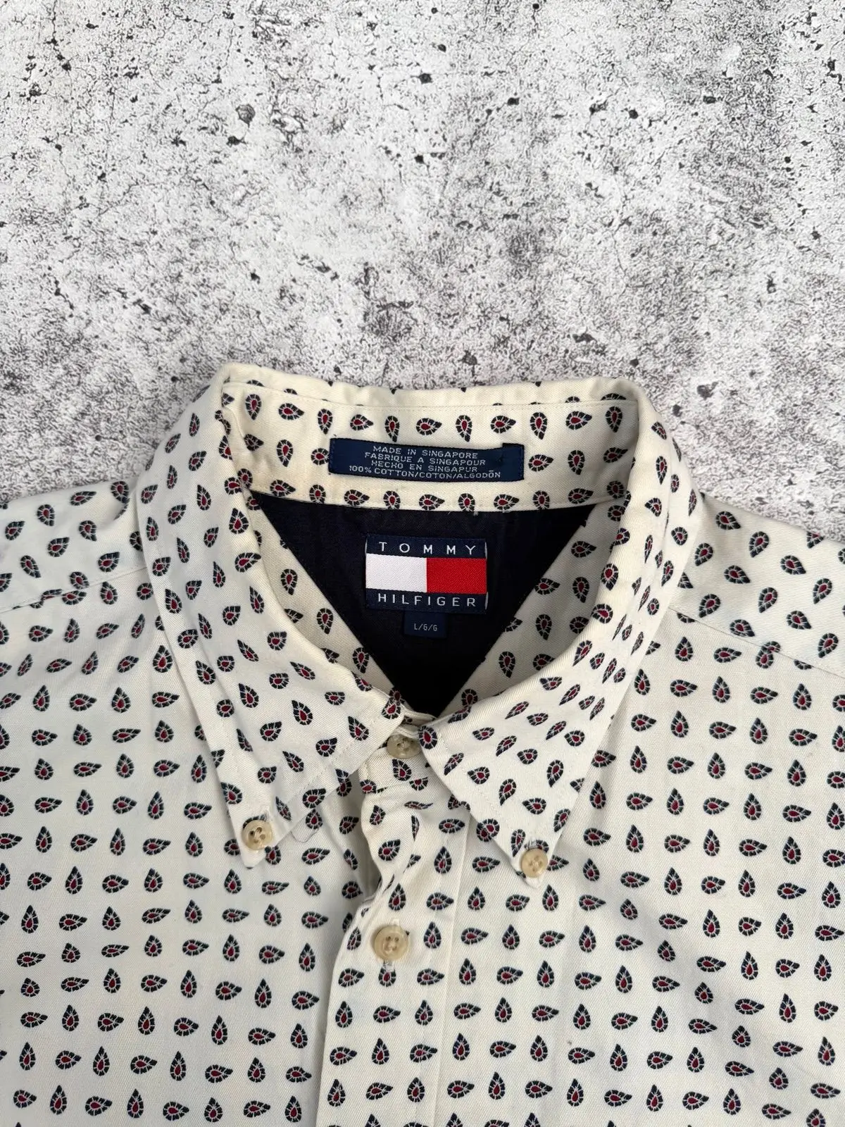 Tommy Hilfiger Paisley Print Button-Down Shirt