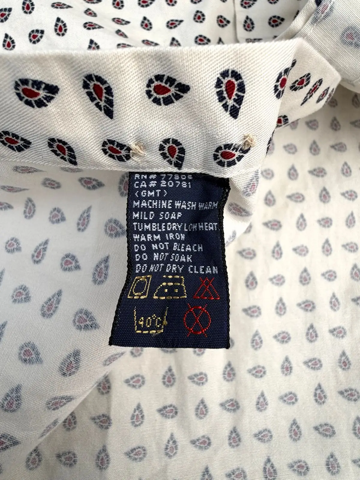 Tommy Hilfiger Paisley Print Button-Down Shirt
