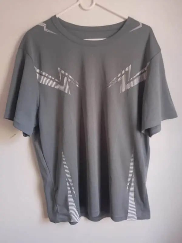 Gray Athletic Gym T-Shirt