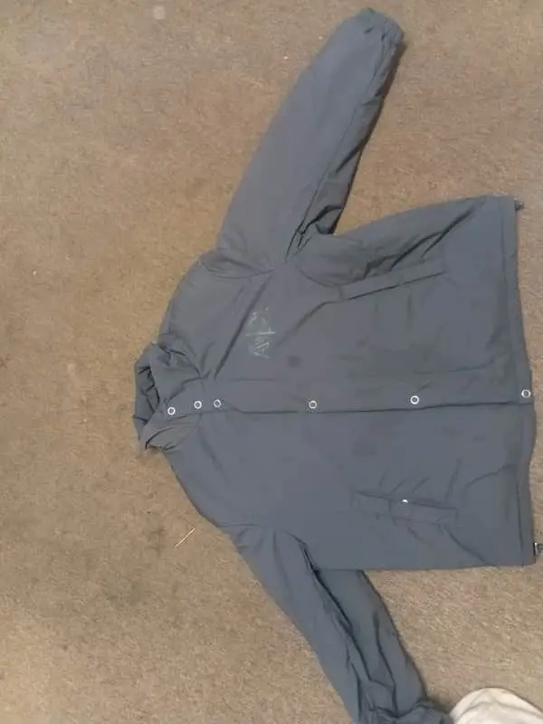 A|X Armani Exchange Men's Geometric Eagle Logo Lightweight Jacket (Armani Sustainability Project Edi