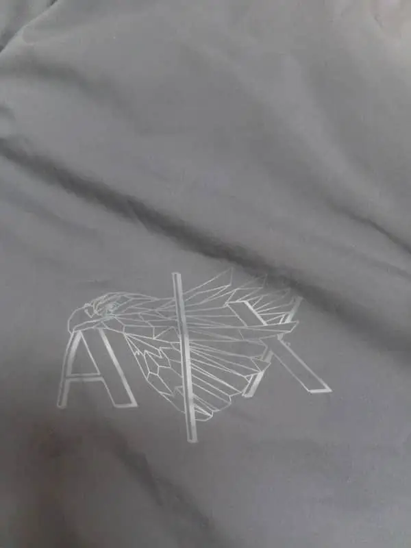 A|X Armani Exchange Men's Geometric Eagle Logo Lightweight Jacket (Armani Sustainability Project Edi