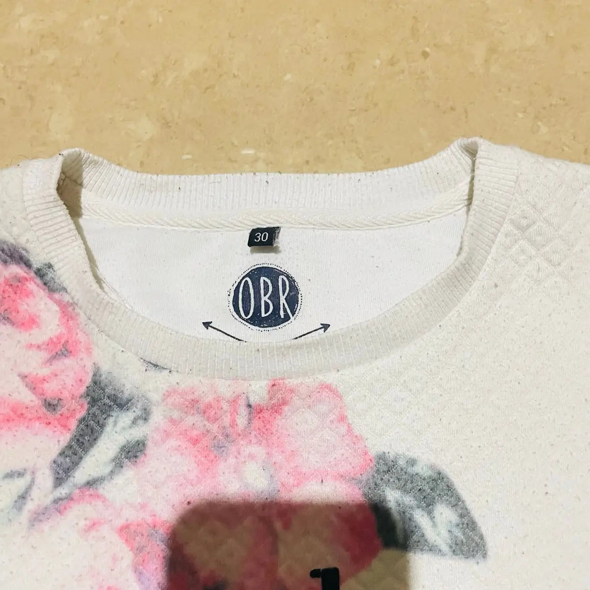 Floral Print Never Know Never Try Sweatshirt