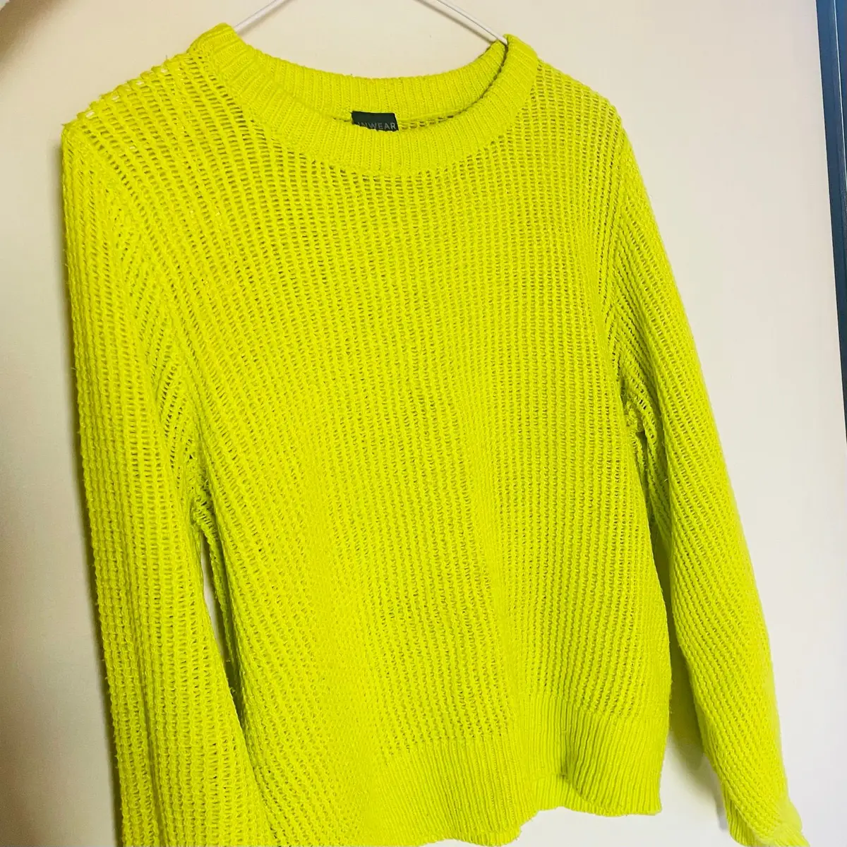 Truworths Lime Green Ribbed Knit Sweater